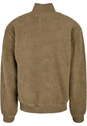 Urban Classics Jacke Boxy Sherpa Jacket Khaki/Braun/Dunkelgrün/Beige
