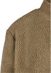 Urban Classics Jacke Boxy Sherpa Jacket Khaki/Braun/Dunkelgrün/Beige