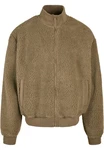 Urban Classics Jacke Boxy Sherpa Jacket Khaki/Braun/Dunkelgrün/Beige