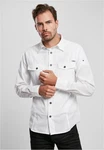 Brandit Slim Worker Shirt Weiß/Hellblau