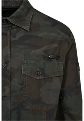 Brandit Slim Worker Shirt Dunkelgrün
