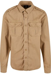 Langarmhemd Herren Vintage Shirt (1-tlg)