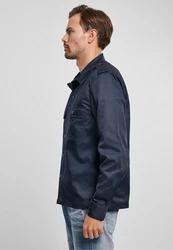 Brandit Langarmhemd US Shirt Blau/Dunkelblau