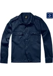 Brandit Langarmhemd US Shirt Blau/Dunkelblau