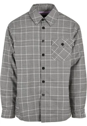 Winterjacke Herren Plaid Out Quilted Shirt Jacket (1-St)