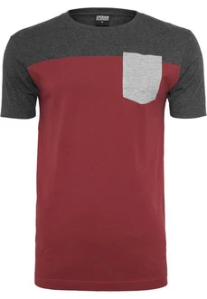 URBAN CLASSICS T-Shirt Urban Classics Herren 3-Tone Pocket Tee