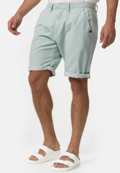 Indicode Chinoshorts Acton Grün/Hellgrün/Hellblau/Türkis