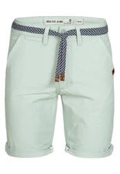 Indicode Chinoshorts Acton Grün/Hellgrün/Hellblau/Türkis