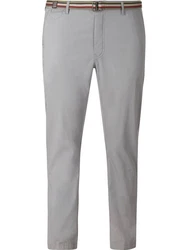 Charles Colby Stoffhose BARON MARCHAS +Fit Kollektion Grau/Khaki/Hellgrau