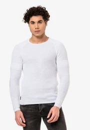 Strickpullover West Covina mit modernem Webmuster