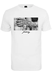 Mister Tee T-Shirt Pray 2.0 Tee Grau/Weiß