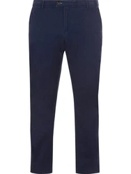 Charles Colby Stoffhose BARON KIRIAN Dunkelblau/Blau
