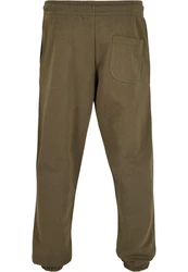 URBAN CLASSICS Herren Basic Sweatpants 2.0 Khaki/Dunkelgrün