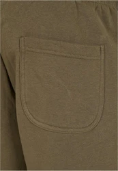URBAN CLASSICS Herren Basic Sweatpants 2.0 Khaki/Dunkelgrün