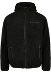 Brandit Fleecejacke Teddyfleece Worker Jacket Schwarz