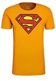 T-Shirt Superman Logo mit trendigem Superhelden-Print