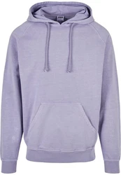 Urban Classics Herren Overdyed Hoody Lila