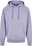 Urban Classics Herren Overdyed Hoody Lila