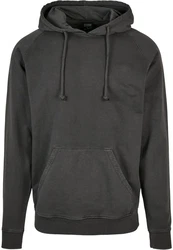 Urban Classics Herren Overdyed Hoody Dunkelgrau/Dunkelgrün/Grau/Schwarz