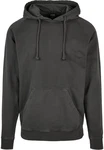 Urban Classics Herren Overdyed Hoody Dunkelgrau/Dunkelgrün/Grau/Schwarz