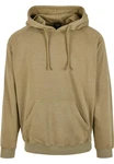 Urban Classics Herren Overdyed Hoody Khaki/Braun/Dunkelgrün