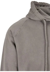 Urban Classics Herren Overdyed Hoody Grau/Braun/Khaki/Hellgrau