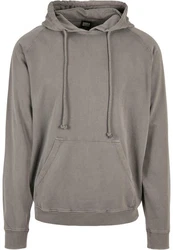 Urban Classics Herren Overdyed Hoody Grau/Braun/Khaki/Hellgrau