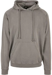 Urban Classics Herren Overdyed Hoody Grau/Braun/Khaki/Hellgrau