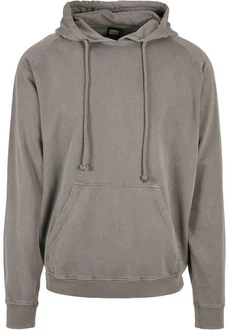 Urban Classics Herren Overdyed Hoody Grau/Braun/Khaki/Hellgrau