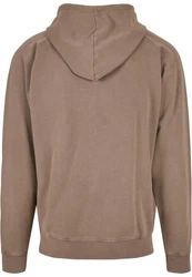 Urban Classics Herren Overdyed Hoody Braun/Grau/Khaki/Beige