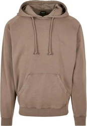 Urban Classics Herren Overdyed Hoody Braun/Grau/Khaki/Beige