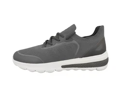 Geox Slipper U35BAA 0006K Dunkelgrau/Hellgrau/Grau