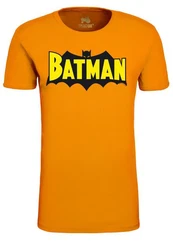 LOGOSHIRT T-Shirt Batman Wings Gelb/Orange