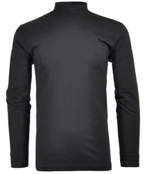 RAGMAN Stehkragenshirt Dunkelgrau/Grau/Schwarz