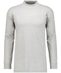 RAGMAN Stehkragenshirt Grau/Hellgrau