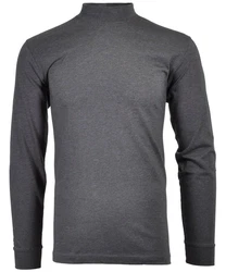 RAGMAN Stehkragenshirt Dunkelgrau/Grau/Hellgrau