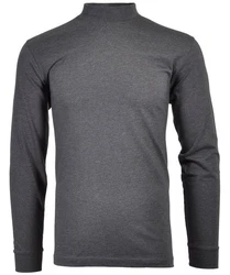 RAGMAN Stehkragenshirt Dunkelgrau/Grau/Hellgrau