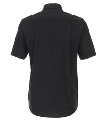 Redmond Kurzarmhemd Regular Fit Schwarz