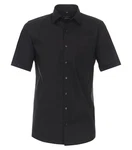 Redmond Kurzarmhemd Regular Fit Schwarz