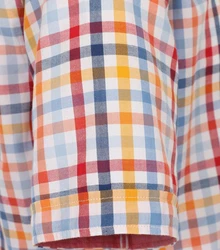 Redmond Kurzarmhemd Comfort Fit (231075999) Mischfarben/Rot/Gelb