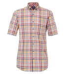 Redmond Kurzarmhemd Comfort Fit (231075999) Mischfarben/Rot/Gelb