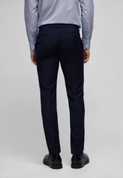 HECHTER PARIS Anzughose Performance Stretch Dunkelblau/Blau