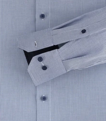 Redmond Businesshemd Body Cut Button-Down-Kragen Grau/Dunkelblau/Blau/Hellblau