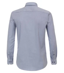 Redmond Businesshemd Body Cut Button-Down-Kragen Grau/Dunkelblau/Blau/Hellblau