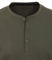 Redmond Rundhalspullover T-Shirt uni (1-tlg) (668) 668