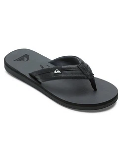 QUIKSILVER Zehentrenner Schwarz/Grau/Dunkelgrau