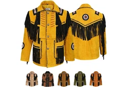 German Wear Trachtenjacke Style GW959J Gelb/Braun/Beige