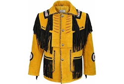 German Wear Trachtenjacke Style GW959J Gelb/Braun/Beige