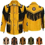 German Wear Trachtenjacke Style GW959J Gelb/Braun/Beige