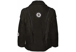 German Wear Trachtenjacke GW958J Westernjacke Braun/Khaki/Creme/Schwarz/Dunkelgrün